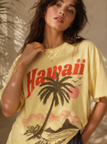 Hawaii Sunset Yellow T-Shirt