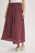 POLKA DOT MIDI SKIRT / WL25-12237